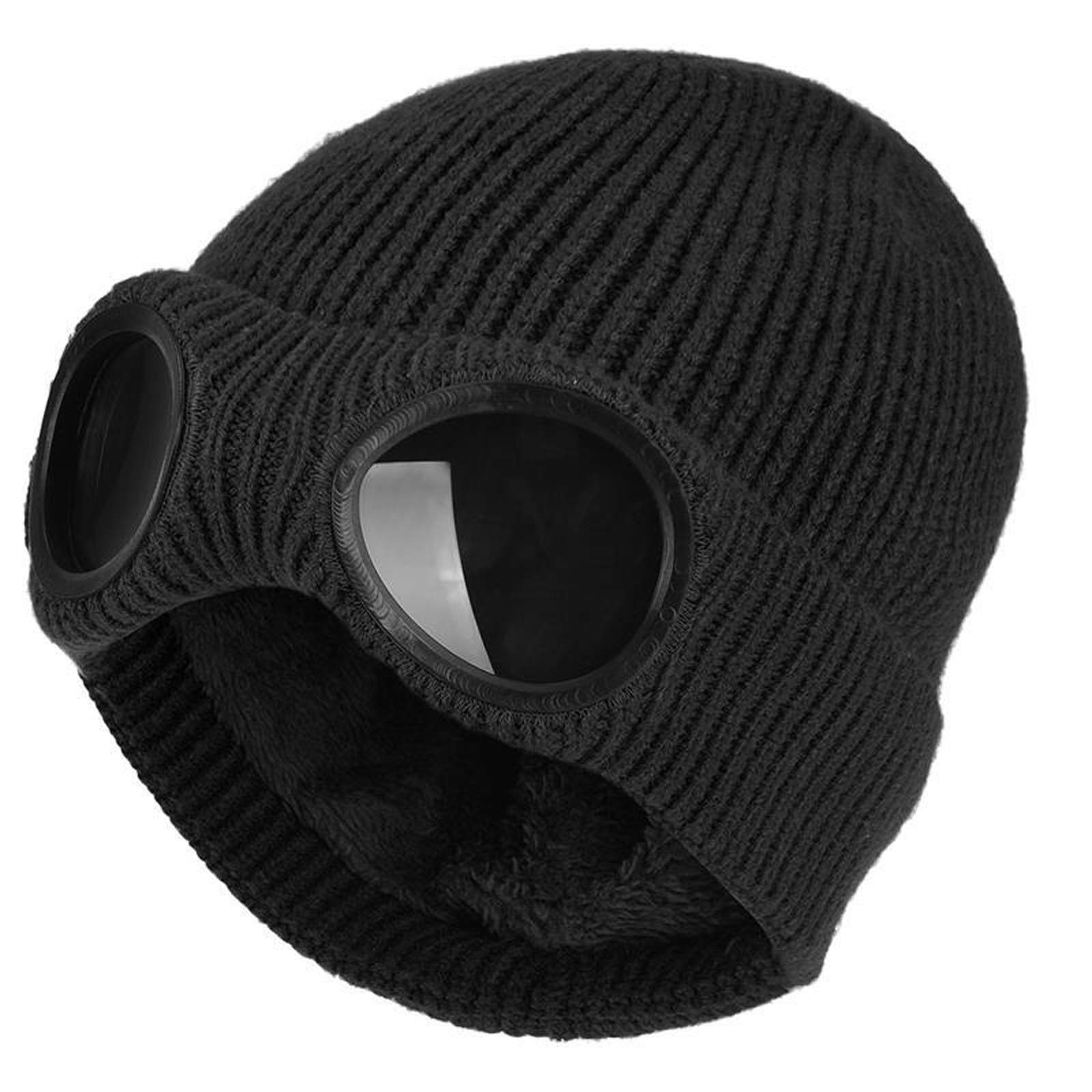 Unisex Winter Beanie Hat - Oversized Cozy Chunky Cable Knit Skull Cap for Men & Women - Perfect for Skiing, Snowboarding & Cold Weather Activities