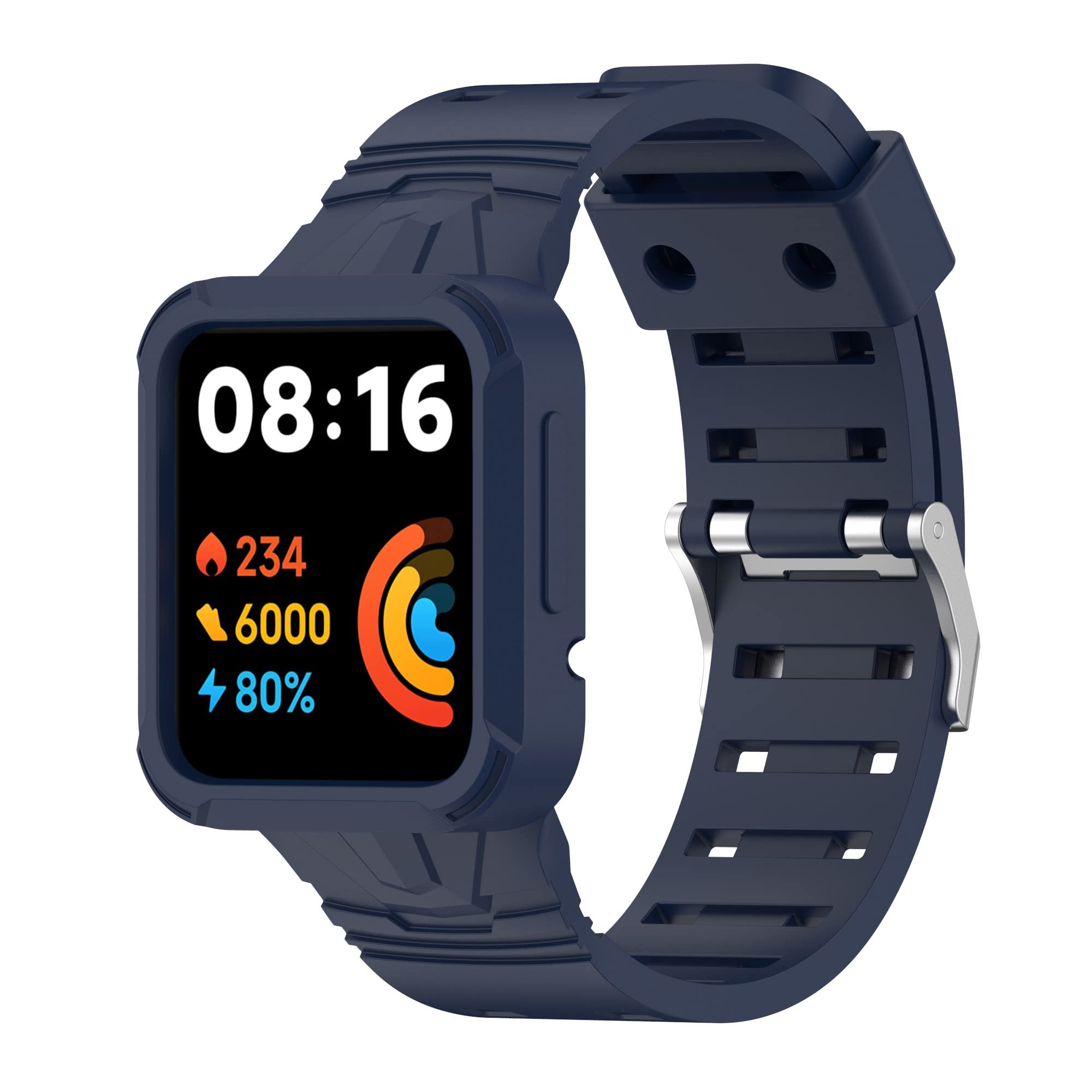 Shockproof Watch Band for Xiaomi Mi Watch 2 Lite/Redmi Watch 2 - Durable Wristband for Men & Women - Perfect for Sports & Outdoor Activities