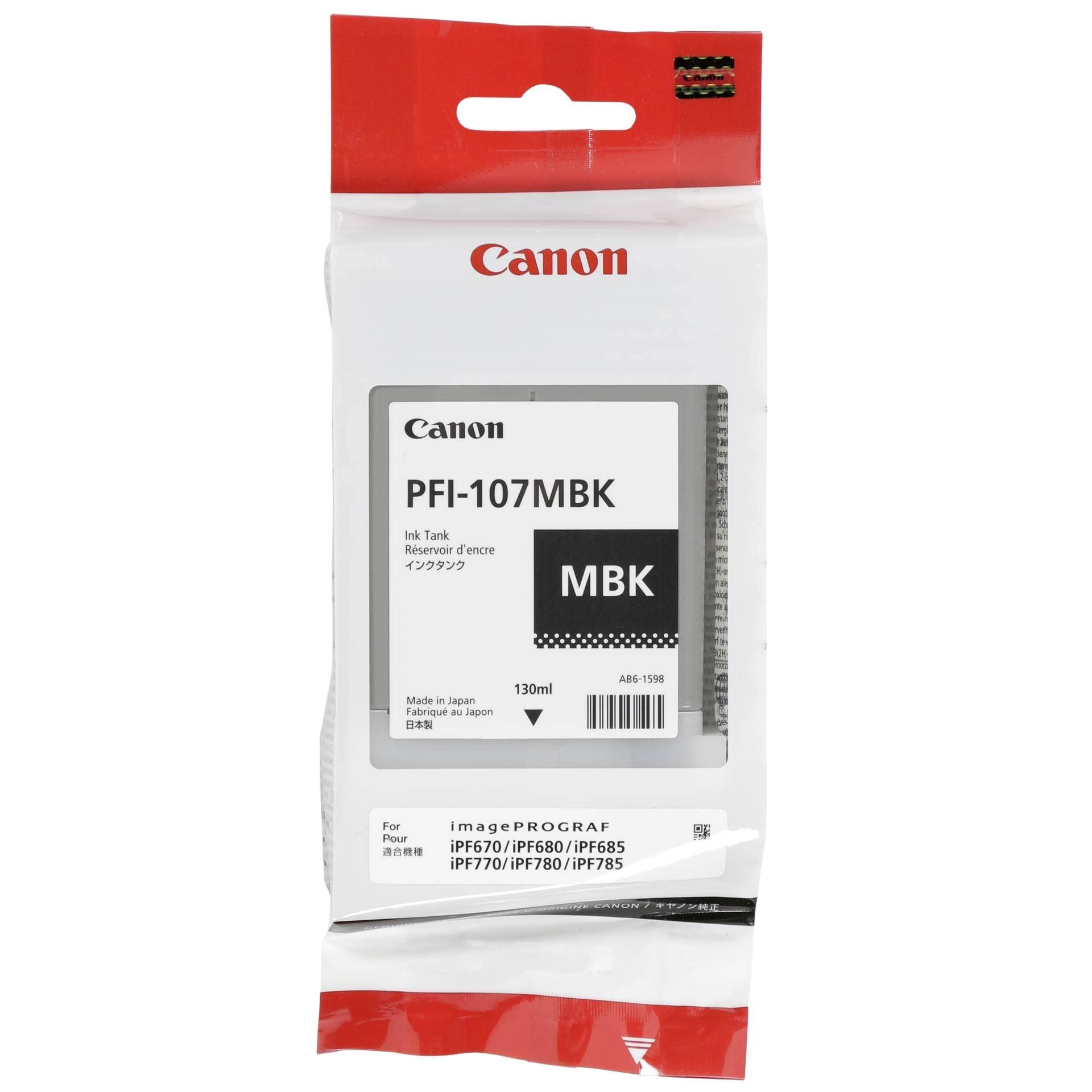 Canon 6704B001AA PFI Original Matte Black Ink Tank - Compatible with Canon MegaTank Printers | Ideal for Home Office & Photo Printing