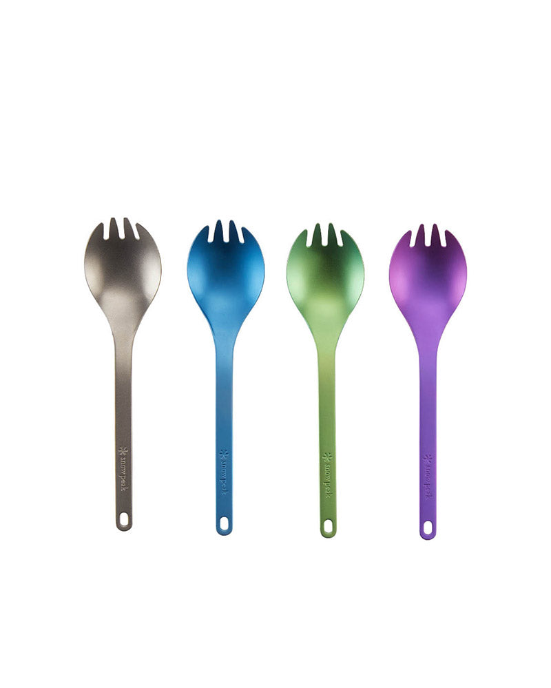 Titanium Spork - Lightweight & Durable Camping Utensil for Backpacking, Hiking & Outdoor Adventures