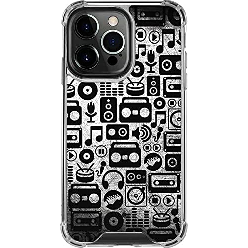 Skinit Clear Phone Case for iPhone 13 Pro - Music Themed Protective Cover | Slim Fit, Scratch Resistant | Perfect for Concerts, Parties & Music Lovers