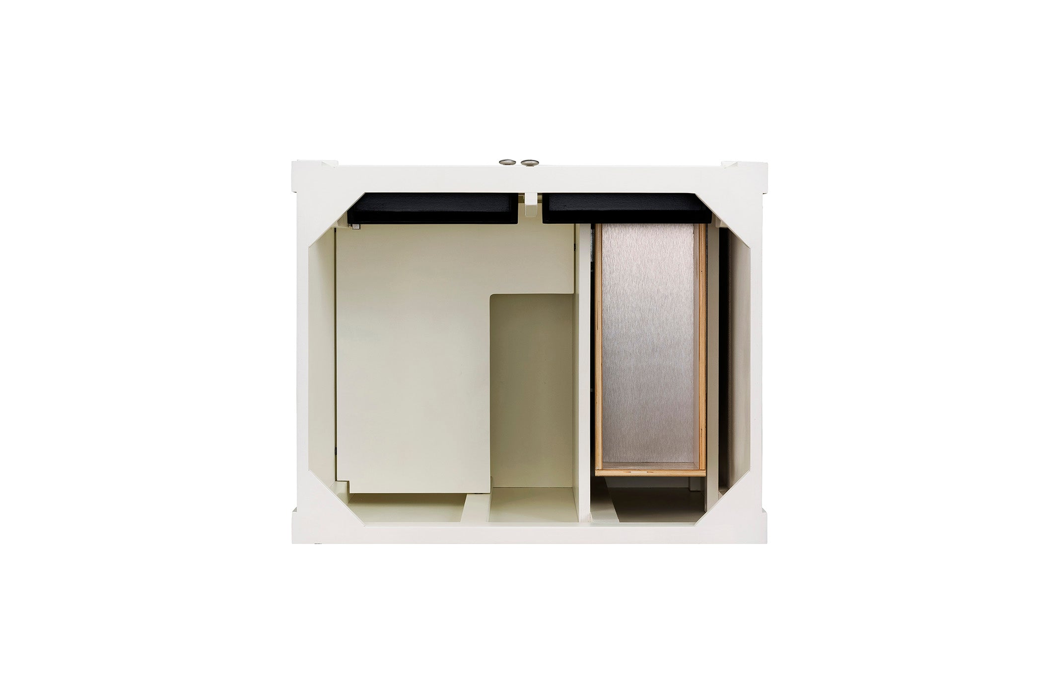 Brittany 30-Inch Single Bathroom Vanity in Bright White - Perfect for Small Bathrooms & Modern Home Decor