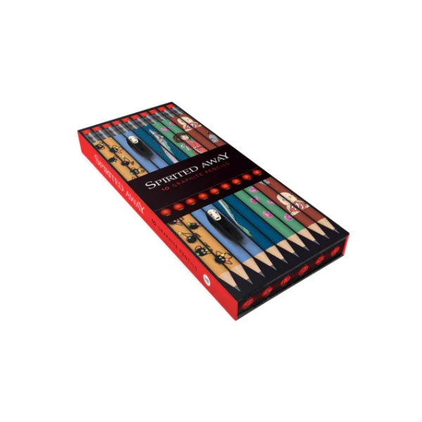 Spirited Away Anime Pencil Set - 6pc Studio Ghibli Character Drawing Pencils for Artists, Students & Fans | Perfect for Sketching, School Supplies & Anime Gift Ideas
