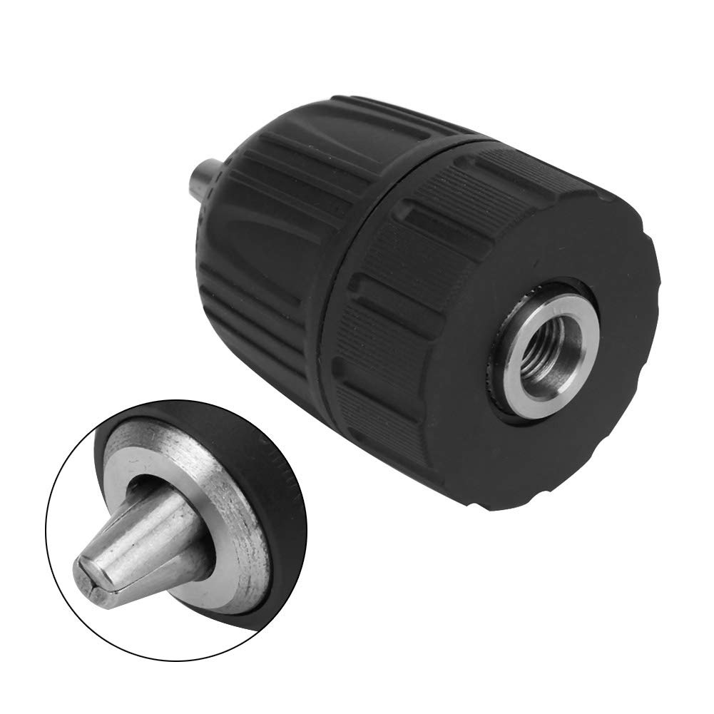 3/8-24UNF Thread Anti-Thrust Drill Chuck - Heavy Duty Drill Accessory for Hand & Electric Drills - Perfect for Metalworking, Woodworking & DIY Projects