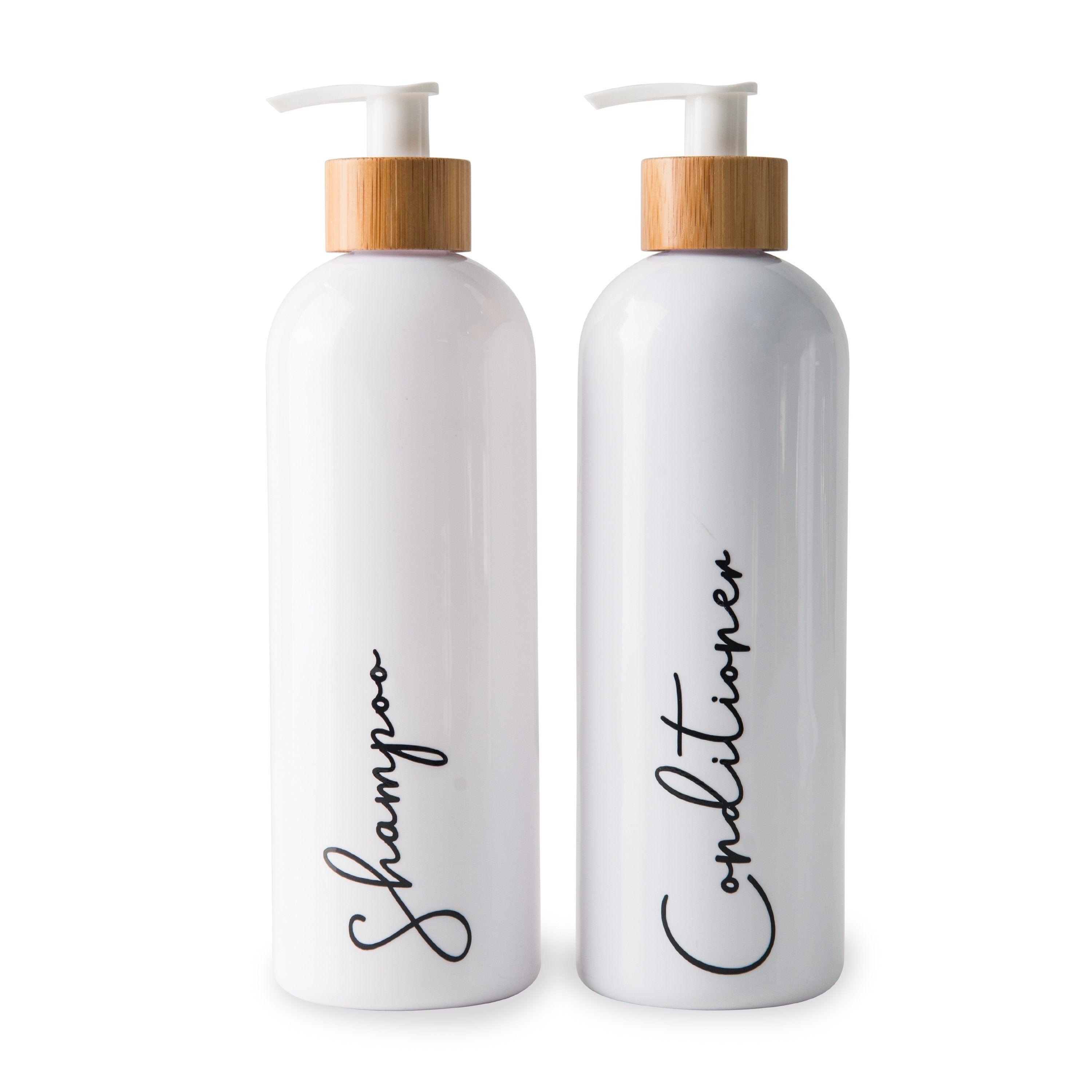 500ml White Plastic Pump Bottle - Refillable & Leak-Proof for Lotions, Shampoos & Liquid Soaps - Perfect for Home, Salon & Travel Use