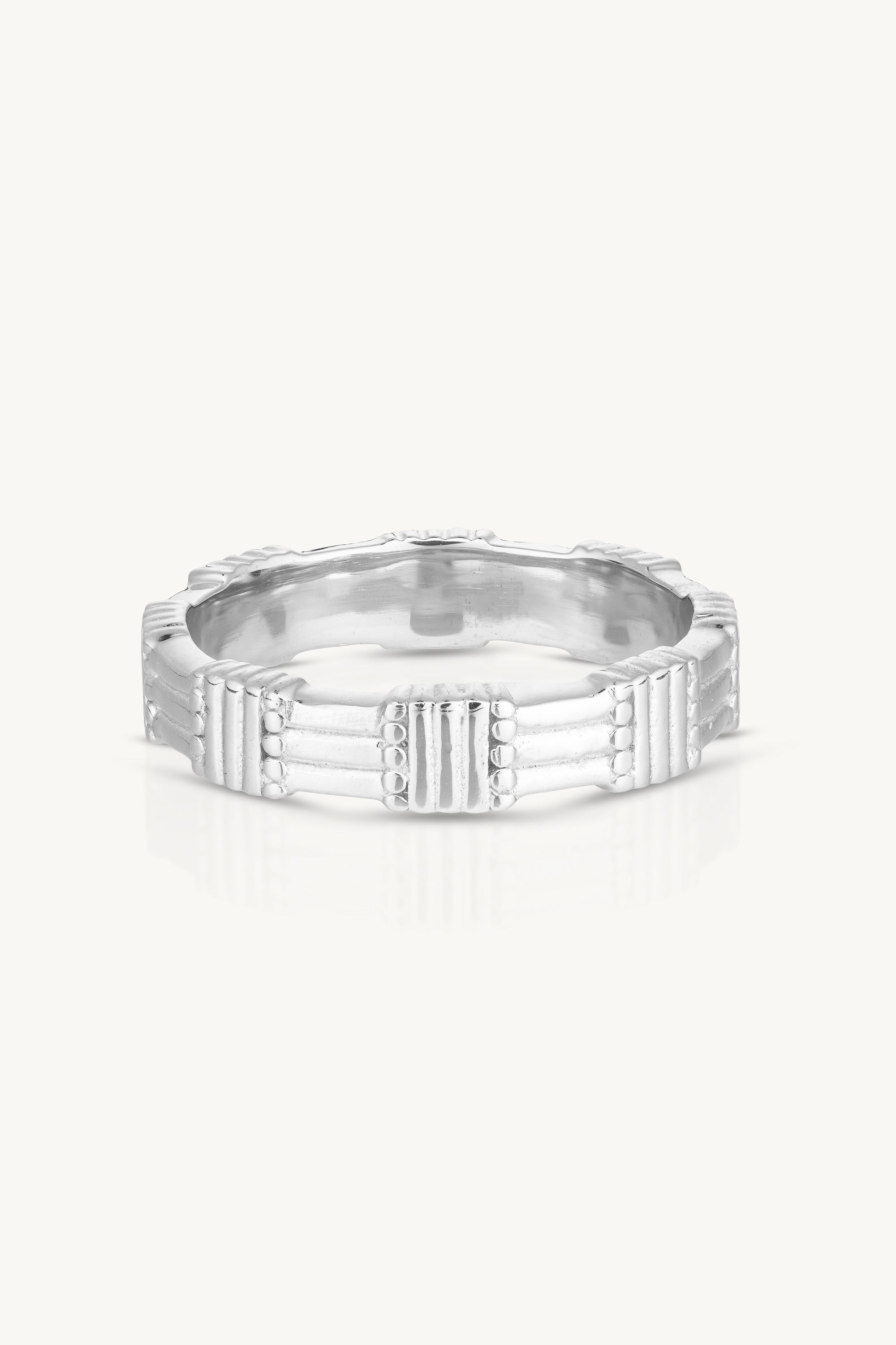 Elegant Vector Silver Ring for Women - Sterling Silver Minimalist Jewelry - Perfect for Everyday Wear, Gift Giving & Special Occasions