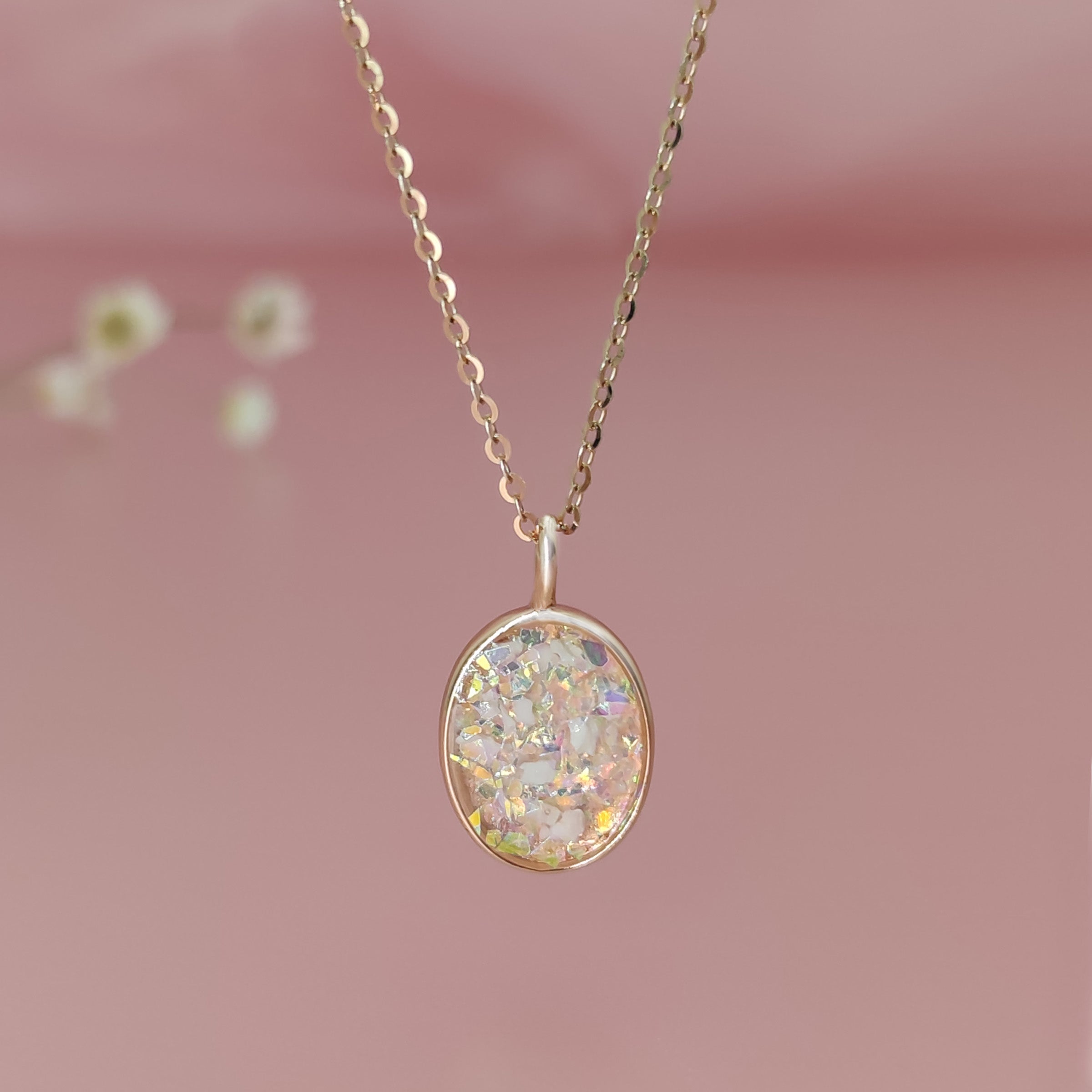 Love Miracle Memorial Ashes Necklace for Loved Ones - Cremation Jewelry Keepsake for Ashes - Perfect for Remembrance, Gifts & Special Occasions