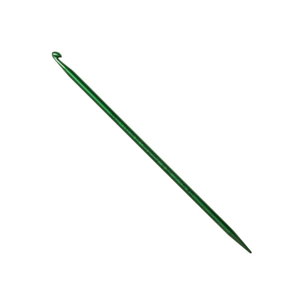 AddiDuett 4.0mm Crochet Hook Set - Ergonomic Double-Ended Knitting Needle for Amigurumi, Socks & Hats - Perfect for Beginners & Professional Crafters (Green) - Use for Yarn Crafts, DIY Projects & Gift Making