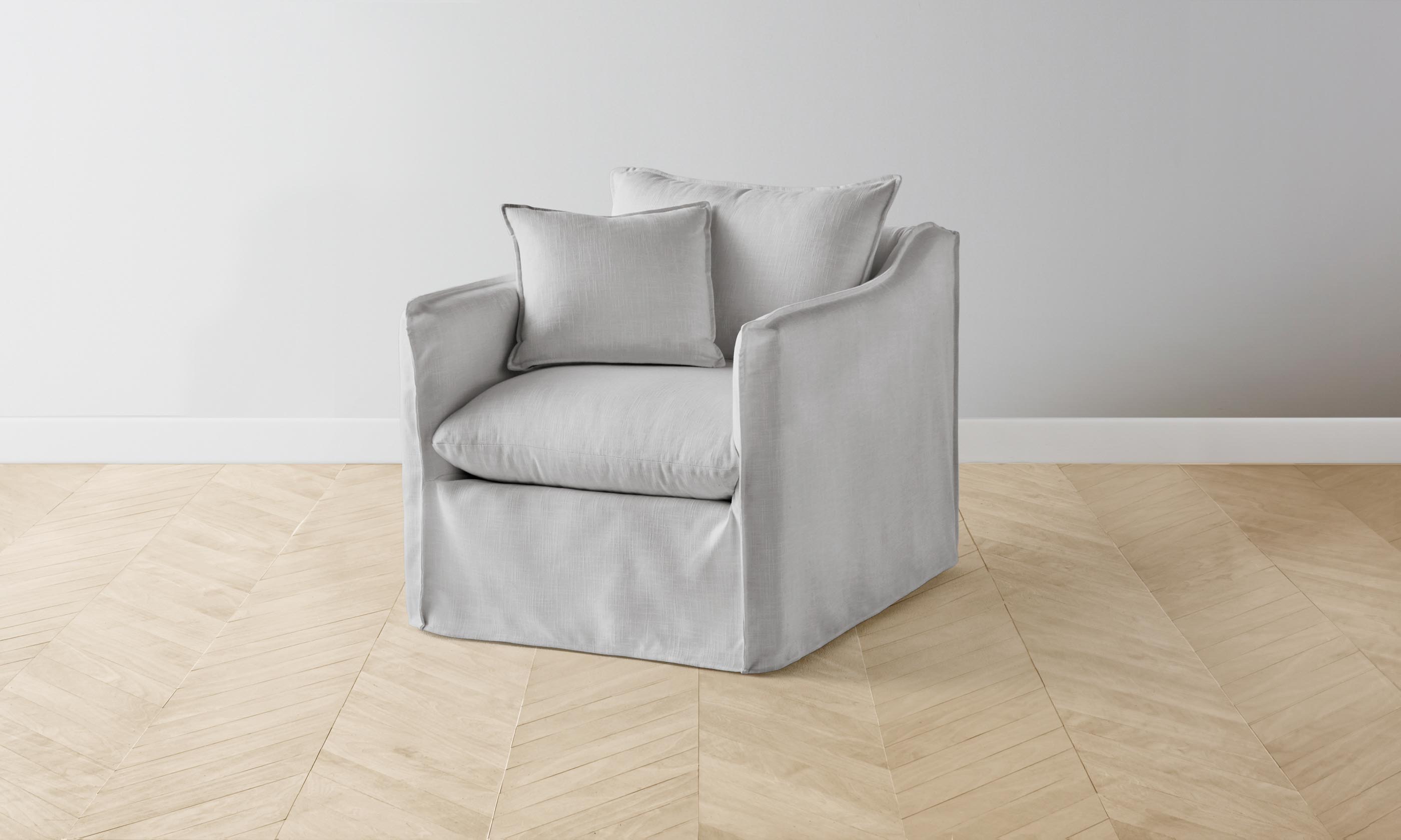 Premium Dune Swivel Chair with Performance Linen Weave - Comfortable Cloud-Like Seating for Living Room, Bedroom, or Office Relaxation