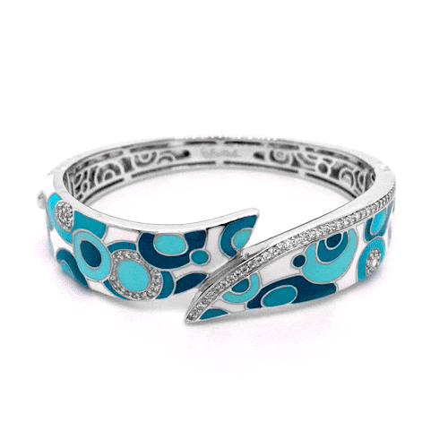 Stylish Groovy Bangle Bracelet for Women - Trendy Boho Chic Jewelry - Perfect for Parties, Festivals & Everyday Wear