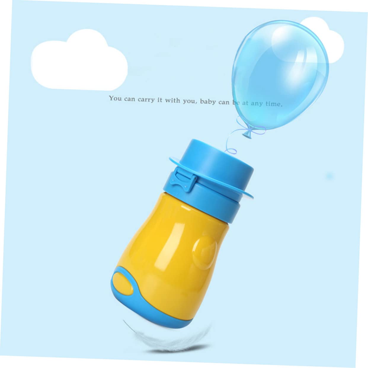 UPKOCH 3-Pack Portable Urinal Bottle for Kids - Emergency Car Toilet Travel Potty with Leak-Proof Lid (Yellow) - Ideal for Road Trips, Camping & Long Drives