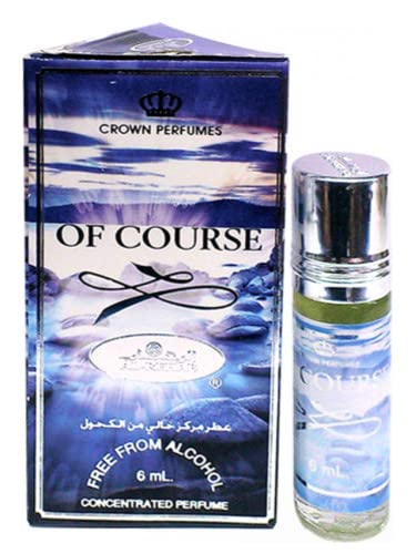Of Course 6ml Roll On Perfume - Woody Floral Scent with Mint, Bergamot, Lily & Musk | Long-Lasting Arabian Fragrance by Hafsa | Perfect for Daily Wear, Office & Special Occasions