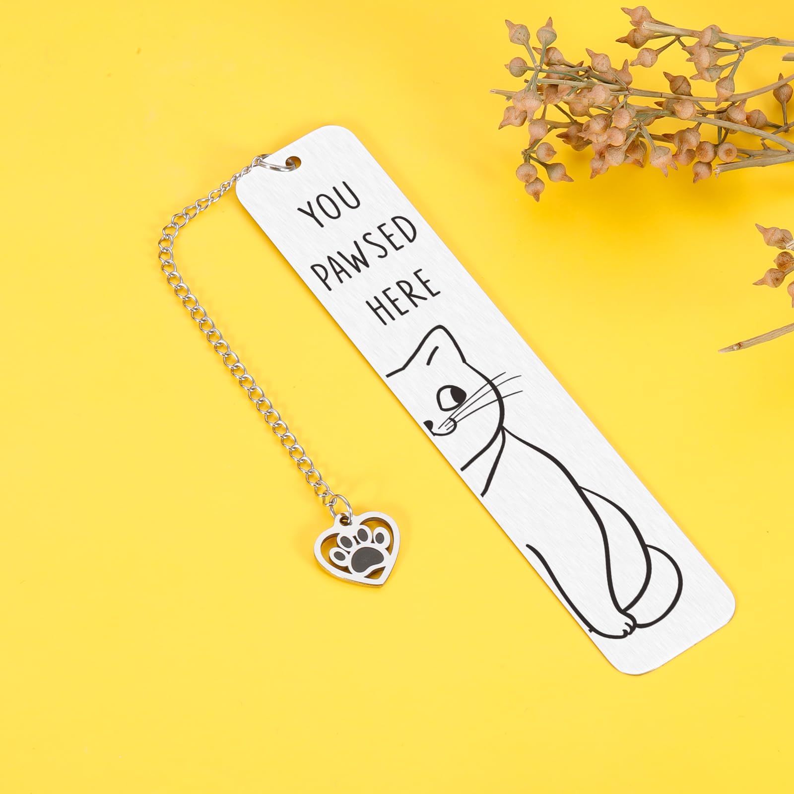 Funny Cat Lover Gifts for Women - Cute Easter & Valentine's Day Presents, Bookmark Set for Book Lovers - Perfect Book Club Accessories & Reading Gifts (Great for Birthday, Christmas & Bookworm Friends)