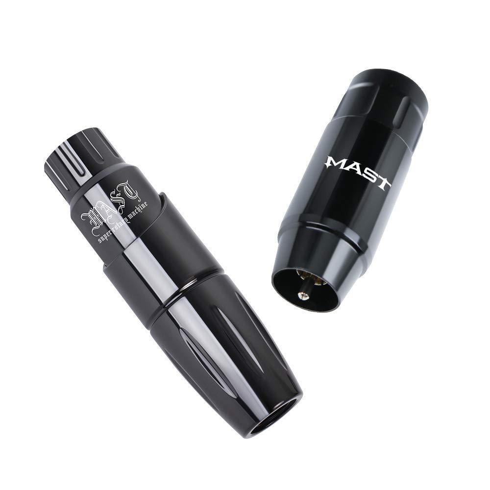 Professional Cordless Tattoo Pen Machine Kit - Rotary Cartridge Tattoo Gun with Battery Power Supply QP-001 | Ideal for Tattoo Artists, Beginners & Studio Use