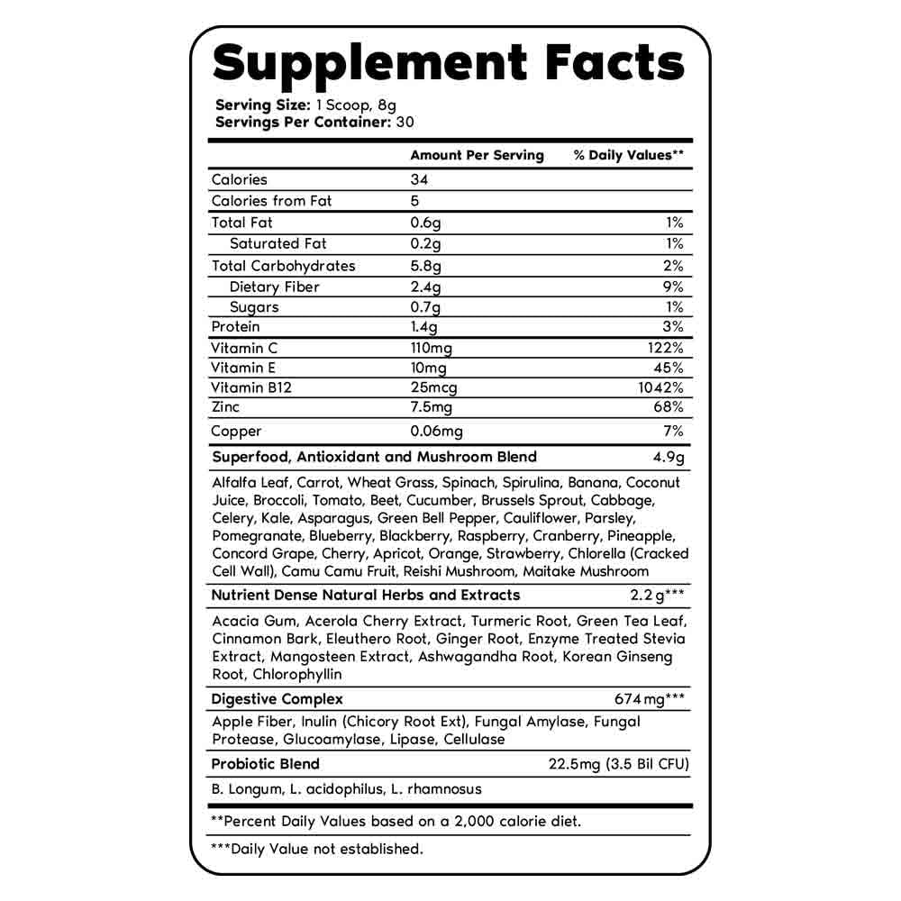 Primal Harvest Multivitamin, Greens & Probiotics Supplement - Daily Nutrition, Energy & Gut Health Support - Morning Essentials 3-Pack for Busy Professionals & Active Lifestyles