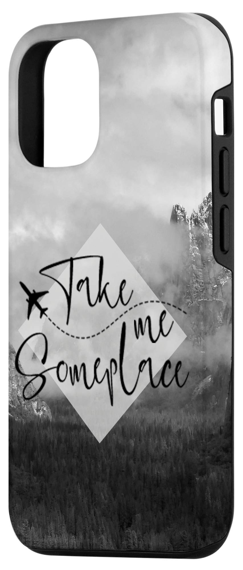 iPhone 12/12 Pro Case with Yosemite Tunnel View Travel Quote - Perfect Gift for Travel Lovers & Adventure Seekers