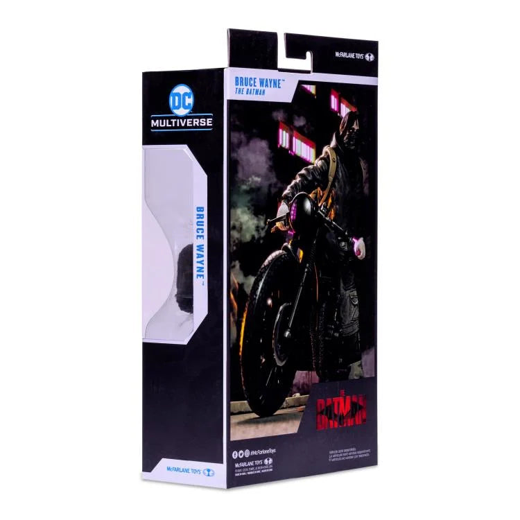 Bruce Wayne Drifter Action Figure - The Batman DC Multiverse Collectible by McFarlane Toys | Perfect for DC Fans, Collectors & Display Cases