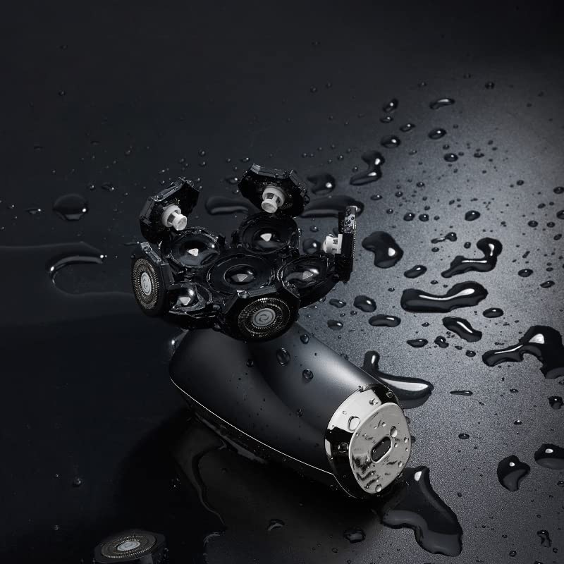 6-in-1 Waterproof Electric Shaver for Bald Men - LCD Display Head & Beard Trimmer with Body Grooming Attachment | Perfect for Travel, Gym & Daily Shaving Routine
