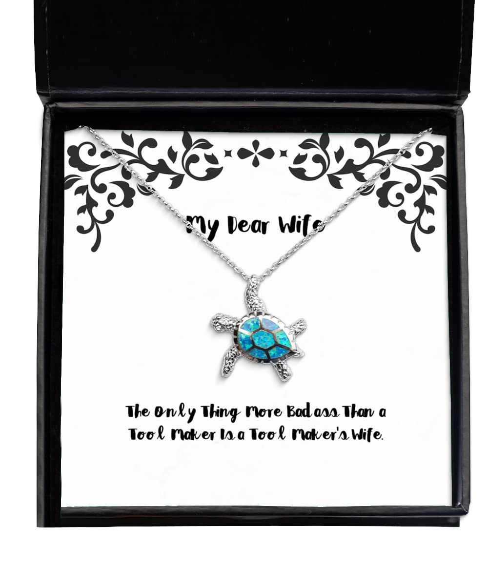 Opal Turtle Necklace for Wife - Valentine's Day Gift for Her | Elegant Jewelry for Anniversary, Birthday & Special Occasions | Perfect Romantic Present for Women
