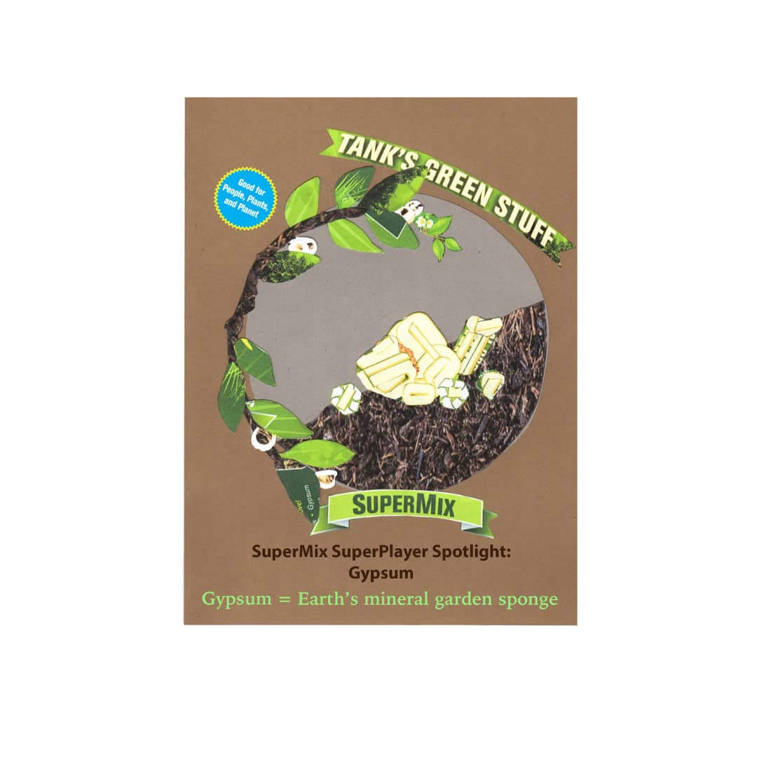 Tank's Green Stuff 100% Organic SuperMix Fertilizer 10 lb - Premium Plant Food for Vegetables, Flowers & Lawns | Ideal for Indoor Potted Plants, Outdoor Gardens & Hydroponics