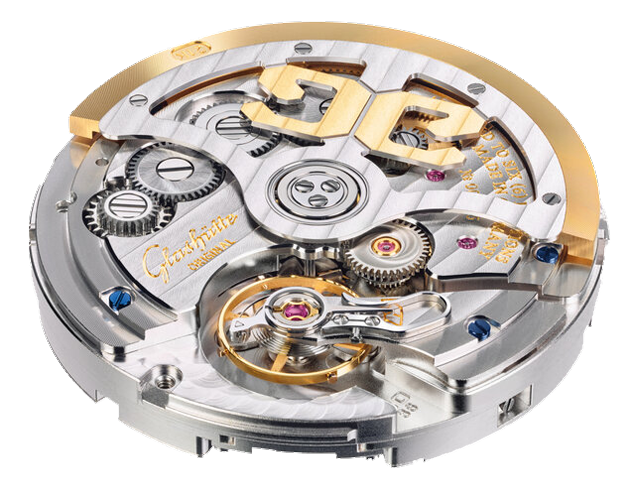 Glashutte Original Senator Excellence Panorama Date Stainless Steel Men's Watch - Luxury Automatic Timepiece for Business, Formal Events & Collectors