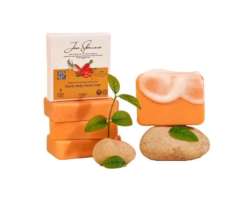 Natural & Nourishing Body Soap - 200g Gentle Cleansing with Herbal Extracts for All Skin Types | Moisturizing & Hydrating | 2-Pack | Perfect for Daily Shower, Spa Day & Sensitive Skin Care Routine