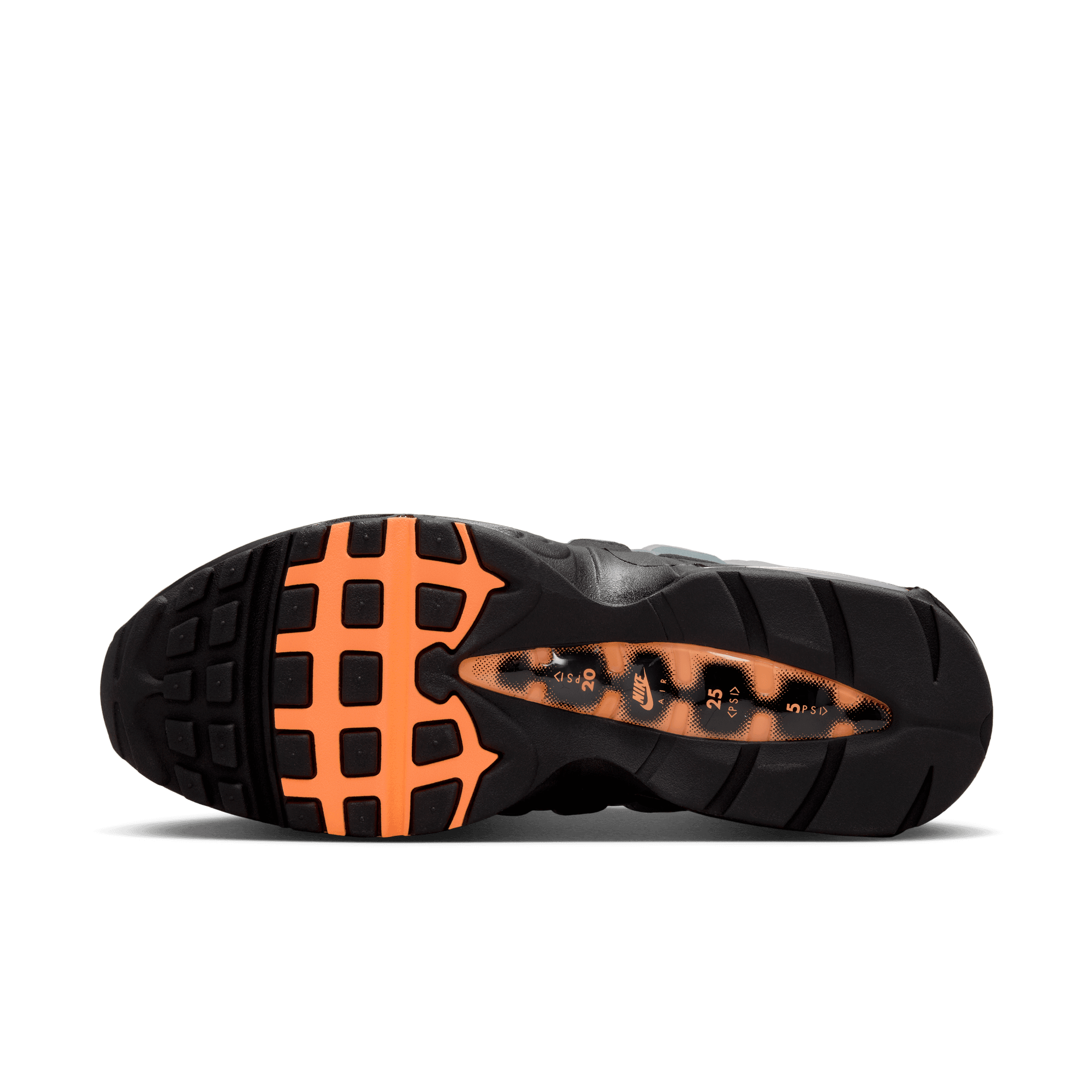 Nike Air Max 95 OG Sneakers - Bright Mandarin Colorway | Retro Running Shoes for Men & Women | Perfect for Jogging, Gym Workouts & Streetwear Fashion