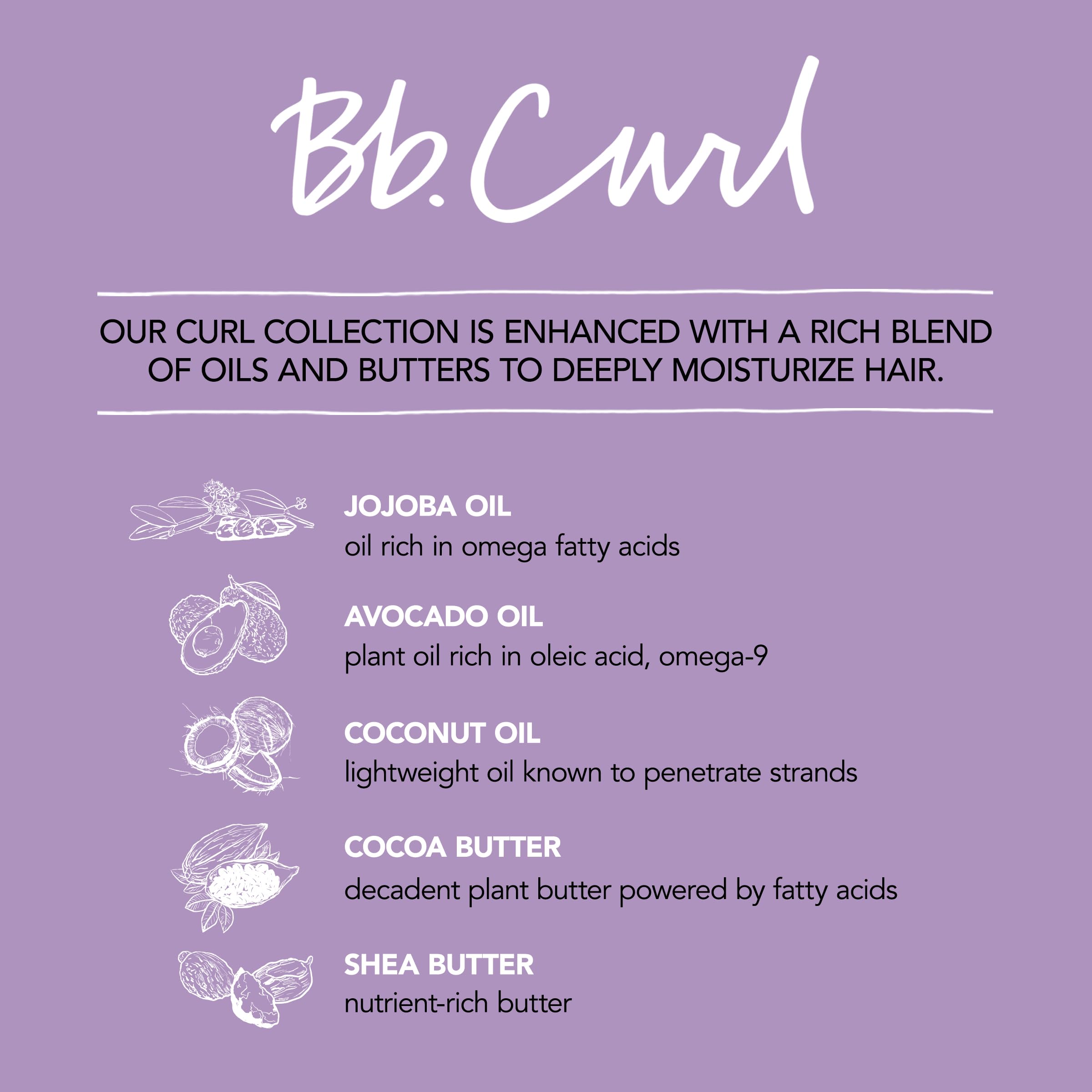 Bumble and Bumble Curl Moisturizing Shampoo for Coily, Curly & Wavy Hair - Hydrating Anti-Frizz Formula with Jojoba Oil, Avocado Oil & Coconut Oil | Color Safe | Perfect for Daily Use & Salon-Quality Results at Home