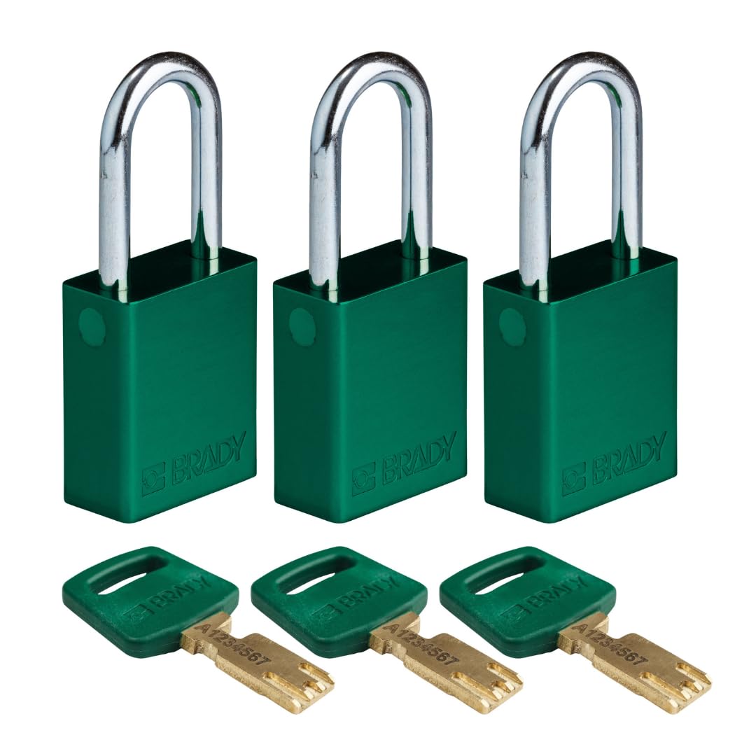 Brady SafeKey Lockout Padlock - 1.5