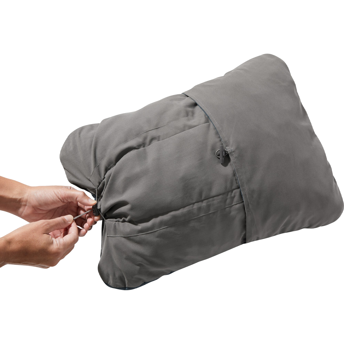 Compressible Pillow Cinch Large - Ultra Soft Travel Pillow for Airplane, Car, Camping & Home Use