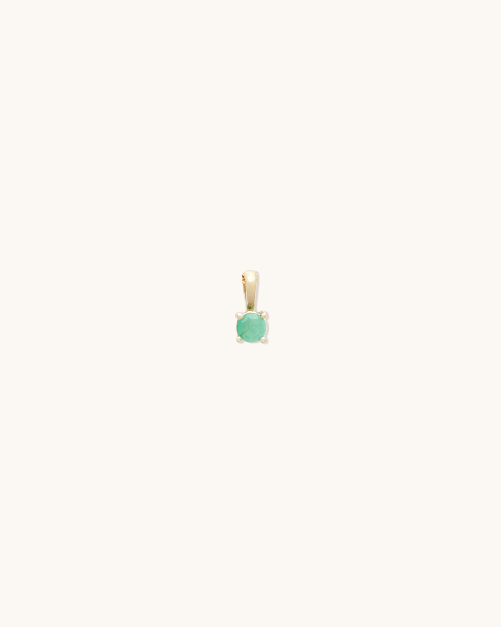 Emerald Birthstone Charm for Jewelry Making - Perfect for Necklaces, Bracelets & DIY Gifts | May Birthstone Jewelry Supplies