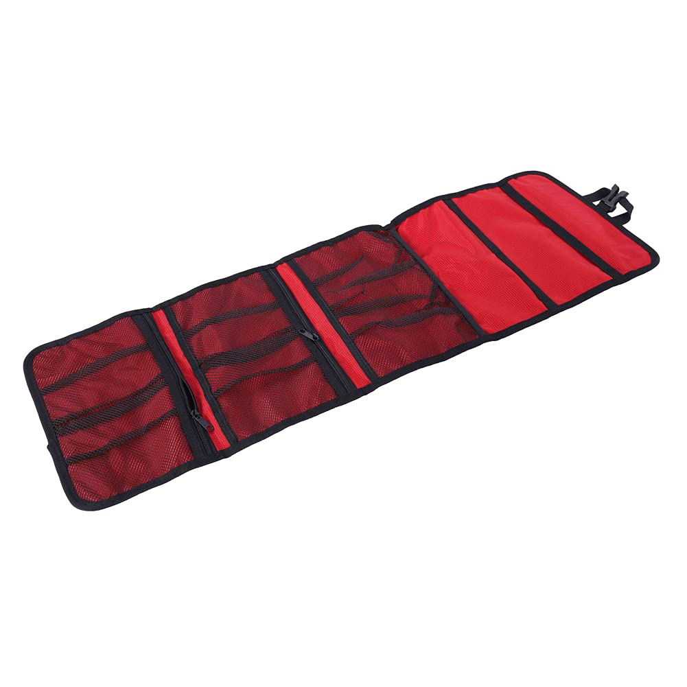 Foldable Climbing Hook Rope Storage Bag - Durable Collection & Hanging Equipment for Rock Climbing Gear (Red) - Perfect for Outdoor Adventures, Camping & Mountaineering Accessories Organization