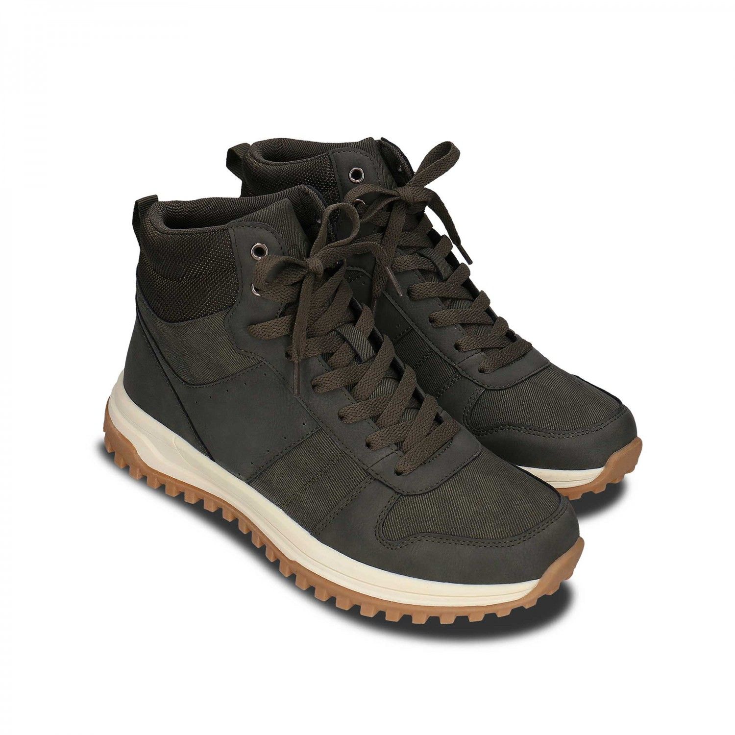 NAE Eban Sneaker Boots for Women - Waterproof Green Hiking Shoes - Perfect for Outdoor Adventures & Casual Wear