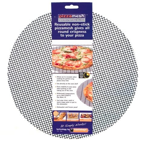 Planit Toastabags 76 Pizzamesh Oven Mesh - 3 Pack, 14.5 Inch Stainless Steel Pizza Screen for Perfectly Crispy Crust | Ideal for Baking, Grilling & Reheating Pizza in Oven or Grill