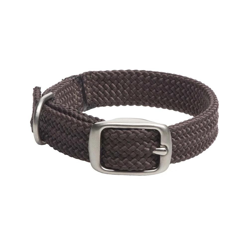 Premium Double Braid Dog Collar - Durable Nylon Pet Collar with Metal Buckle for Small Medium Large Dogs - Perfect for Walking, Training & Outdoor Adventures