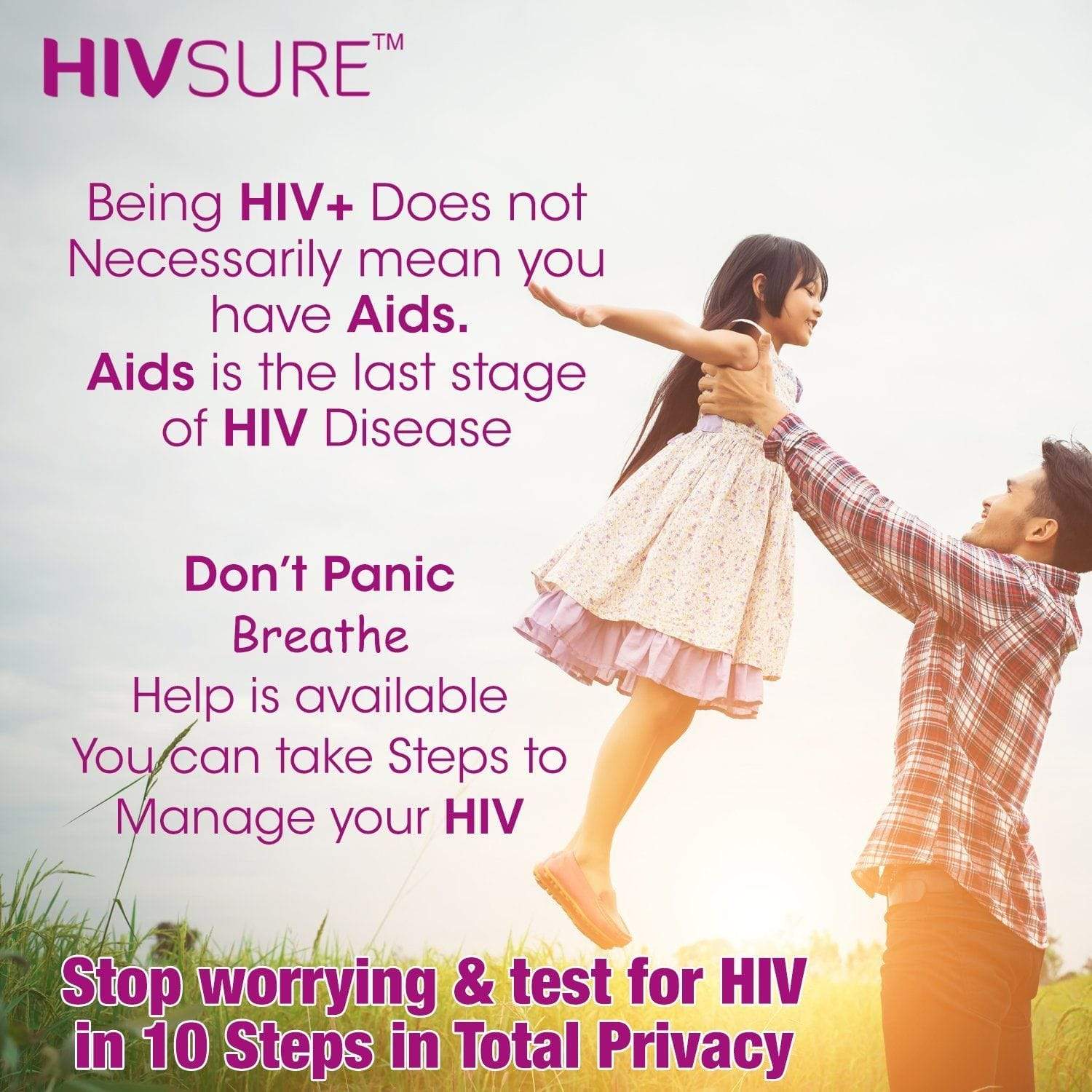 HIVSure Rapid Home Test Kit - Accurate & Easy to Use HIV Blood Test for Early Detection | Perfect for At-Home Screening, Travel Health Checks & Peace of Mind