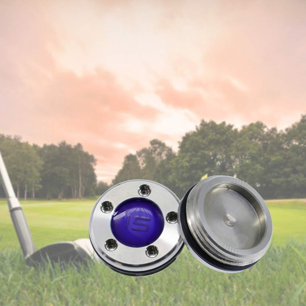HISTAR 2Pcs Golf Club Weight Kit - Custom Blue Weights & Gold Wrench for Titleist Scotty Cameron Putters | Improve Swing Balance & Performance on the Green