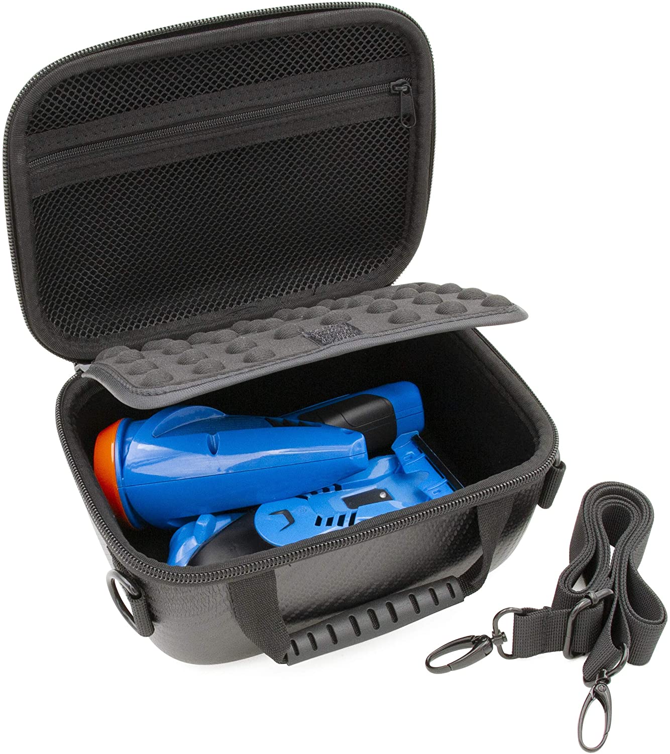 CASEMATIX RC Car Storage Case - Durable Hard Shell for Air Hogs Zero Gravity Laser Racer Wall Climbing Car & Remote Control Accessories - Perfect for Travel, Storage & Protection of Your RC Toys