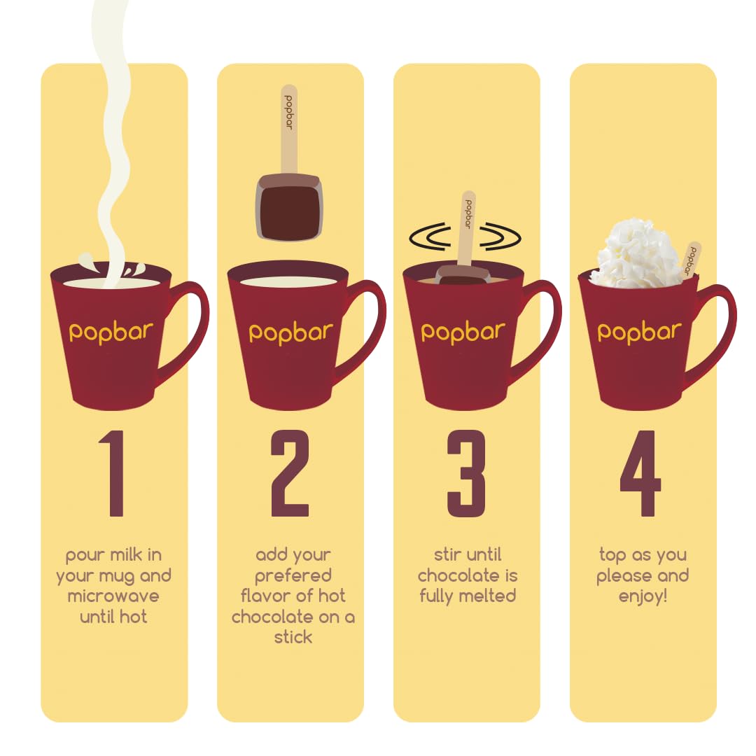 Premium Hot Chocolate Sticks Variety Pack - 12 Count (4 Dark, 4 Milk, 4 Vanilla White) | Gourmet Cocoa Stirrers for Coffee & Hot Chocolate | Perfect Holiday Gift for Christmas, Hanukkah, Birthdays & Cocoa Lovers | Great for Cozy Nights, Office Treats & Winter Warmth