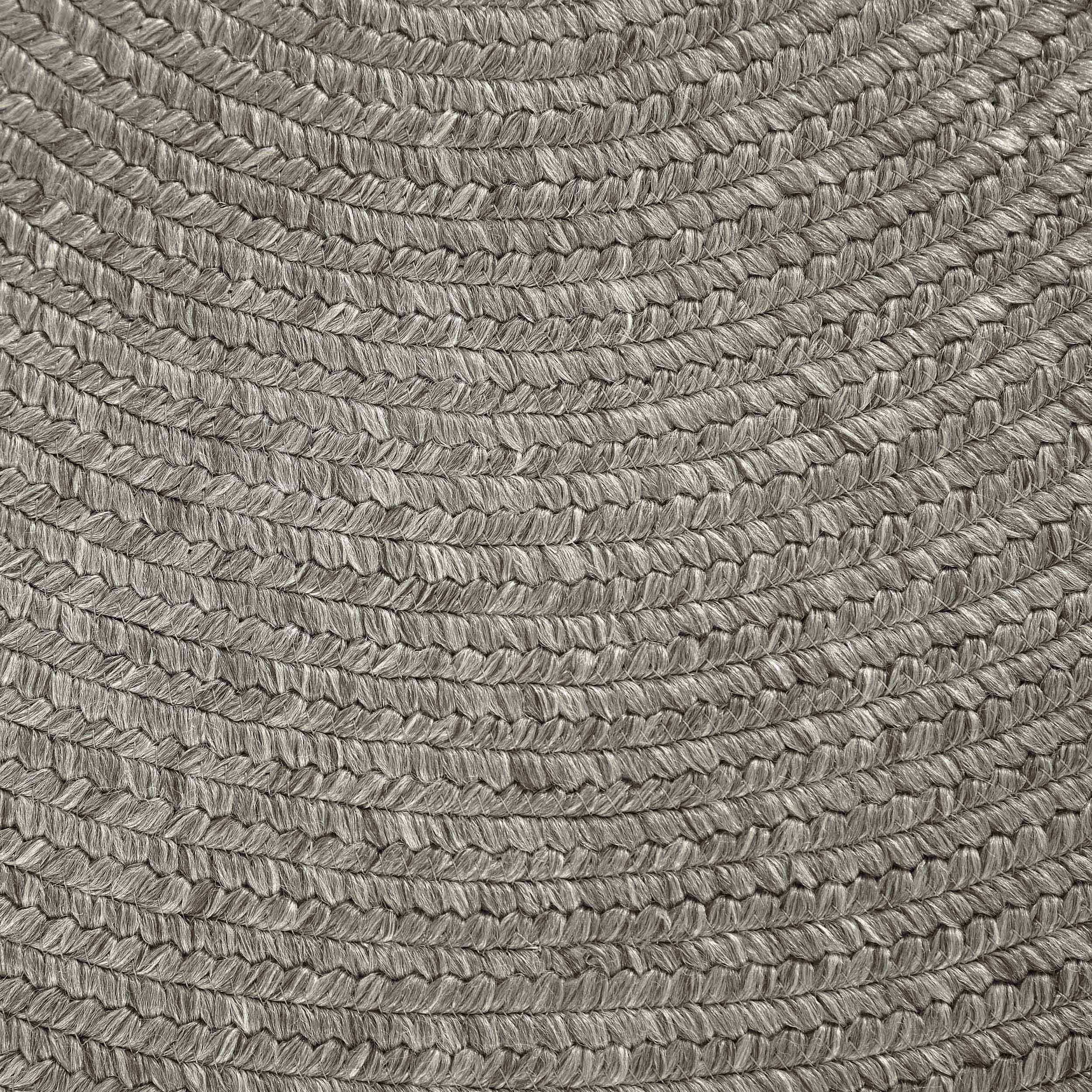 Bohemian Rectangle Braided Area Rug - Non-Slip Indoor Outdoor Rug for Living Room, Bedroom, Patio - Soft Woven Jute Natural Fiber Floor Mat for Home Decor