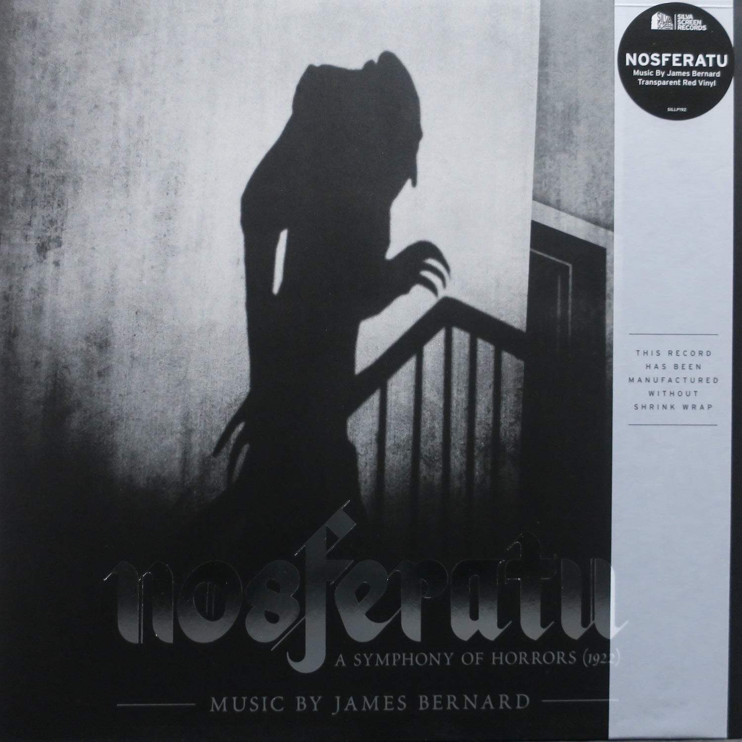 NOSFERATU (1922) Original Motion Picture Soundtrack - Limited Edition Red Vinyl 2LP Record - Perfect for Halloween Parties & Classic Horror Movie Nights