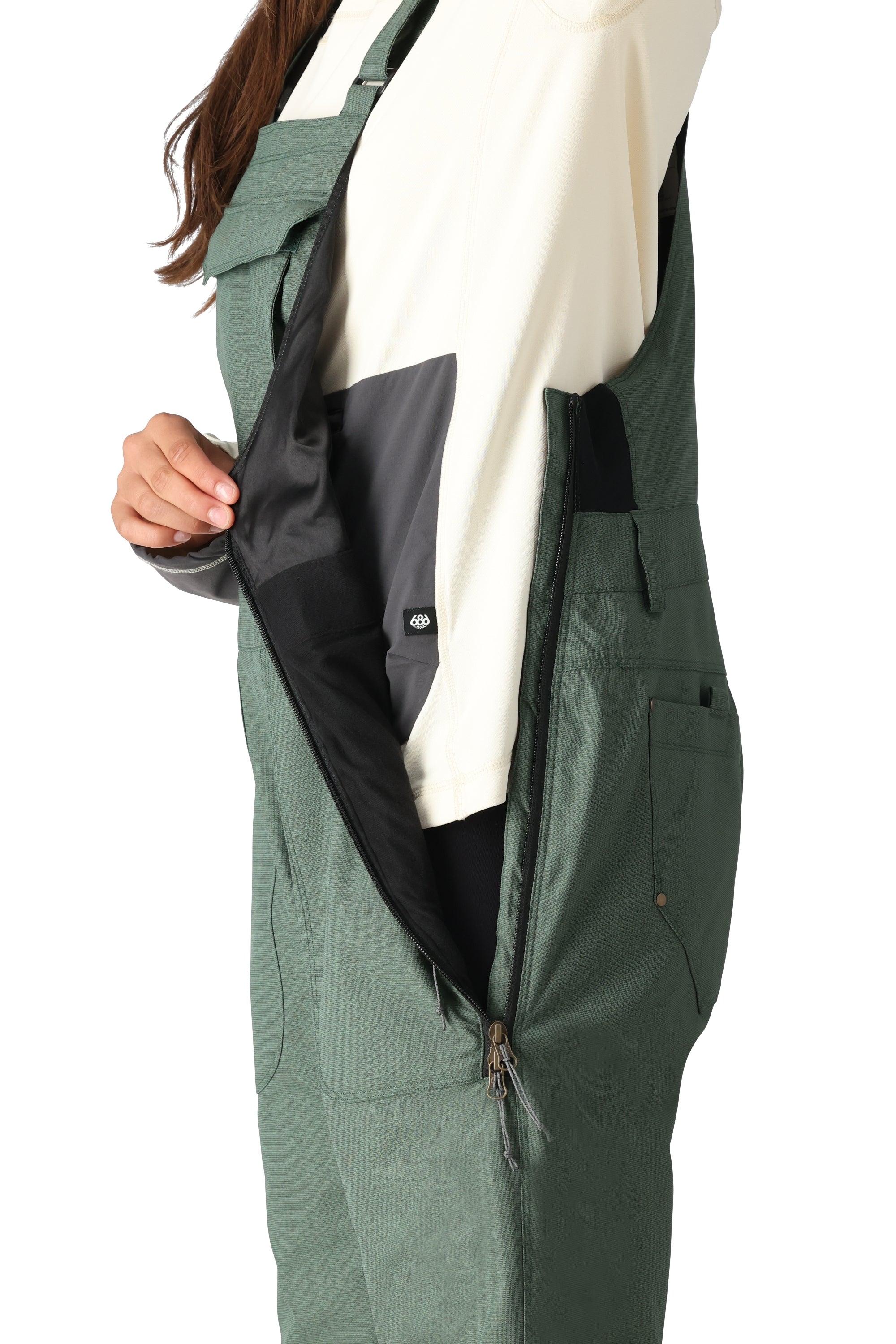 686 Women's Black Magic Insulated Waterproof Snow Bib Pants - Winter Skiing, Snowboarding & Cold Weather Outdoor Activities (2025 Edition)