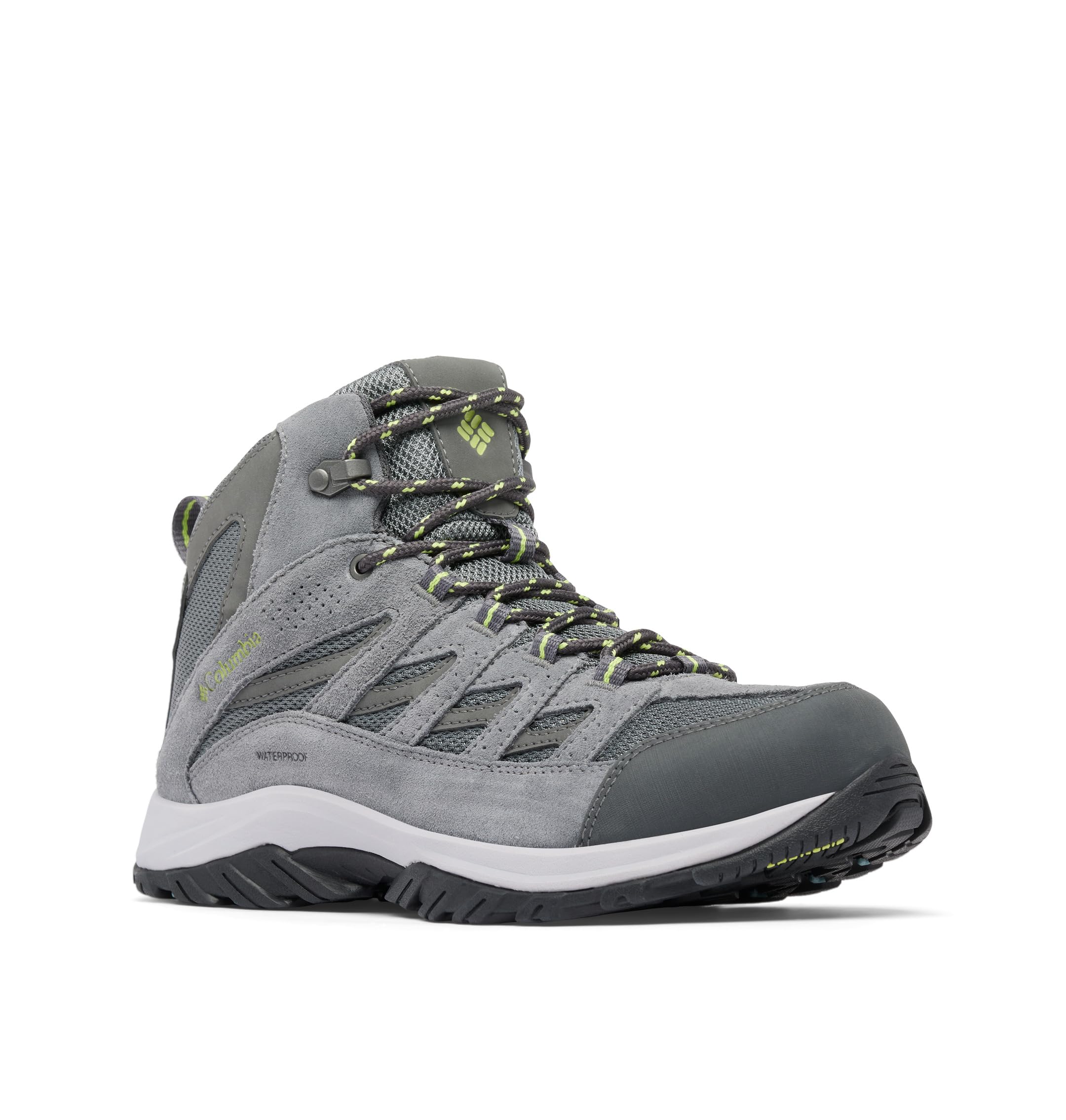 Columbia Men's Crestwood Mid Waterproof Hiking Shoes - Lightweight & Durable Outdoor Boots for Trail Walking, Camping & Backpacking