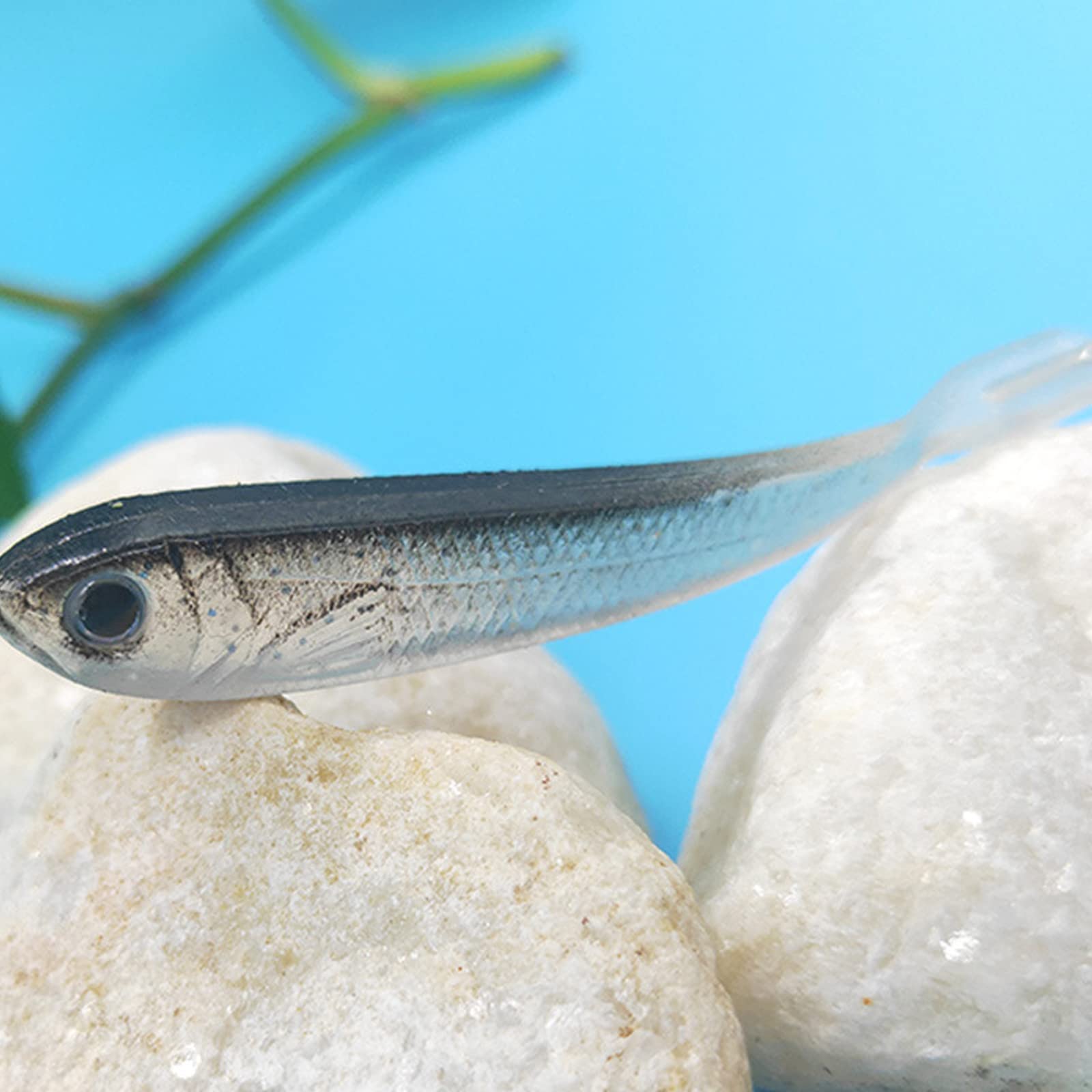 Soft Bionic Fishing Lures - 10PCS Slow Sinking Swimbaits for Bass, Trout, Walleye & Pike | Saltwater & Freshwater Bait | Perfect for Kayak Fishing, Ice Fishing & Shore Casting