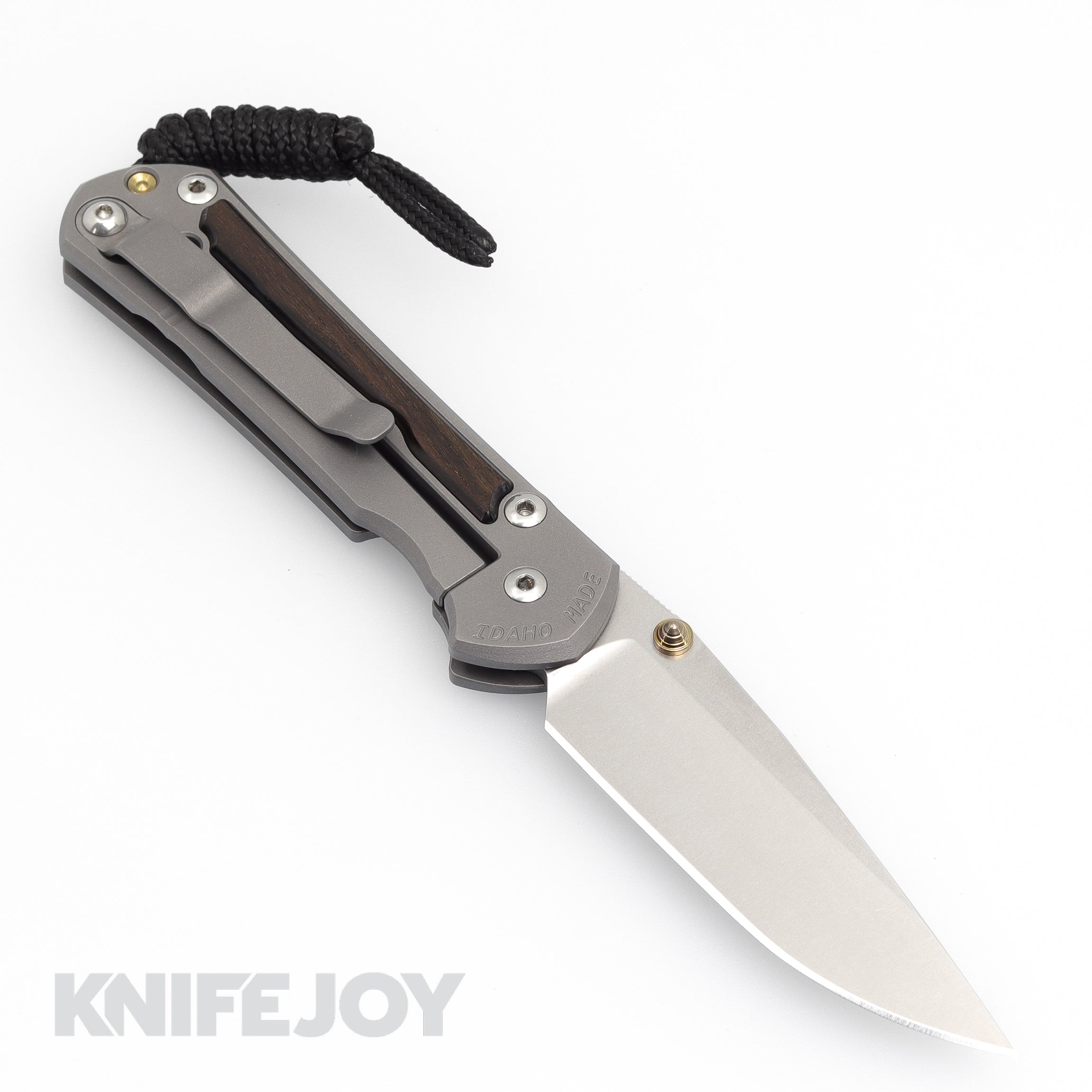 Chris Reeve Small Sebenza 31 Folding Knife - Magnacut Drop Point Blade with Double Gold Lug & Macassar Ebony Inlay | EDC, Outdoor Survival, Camping & Tactical Gear