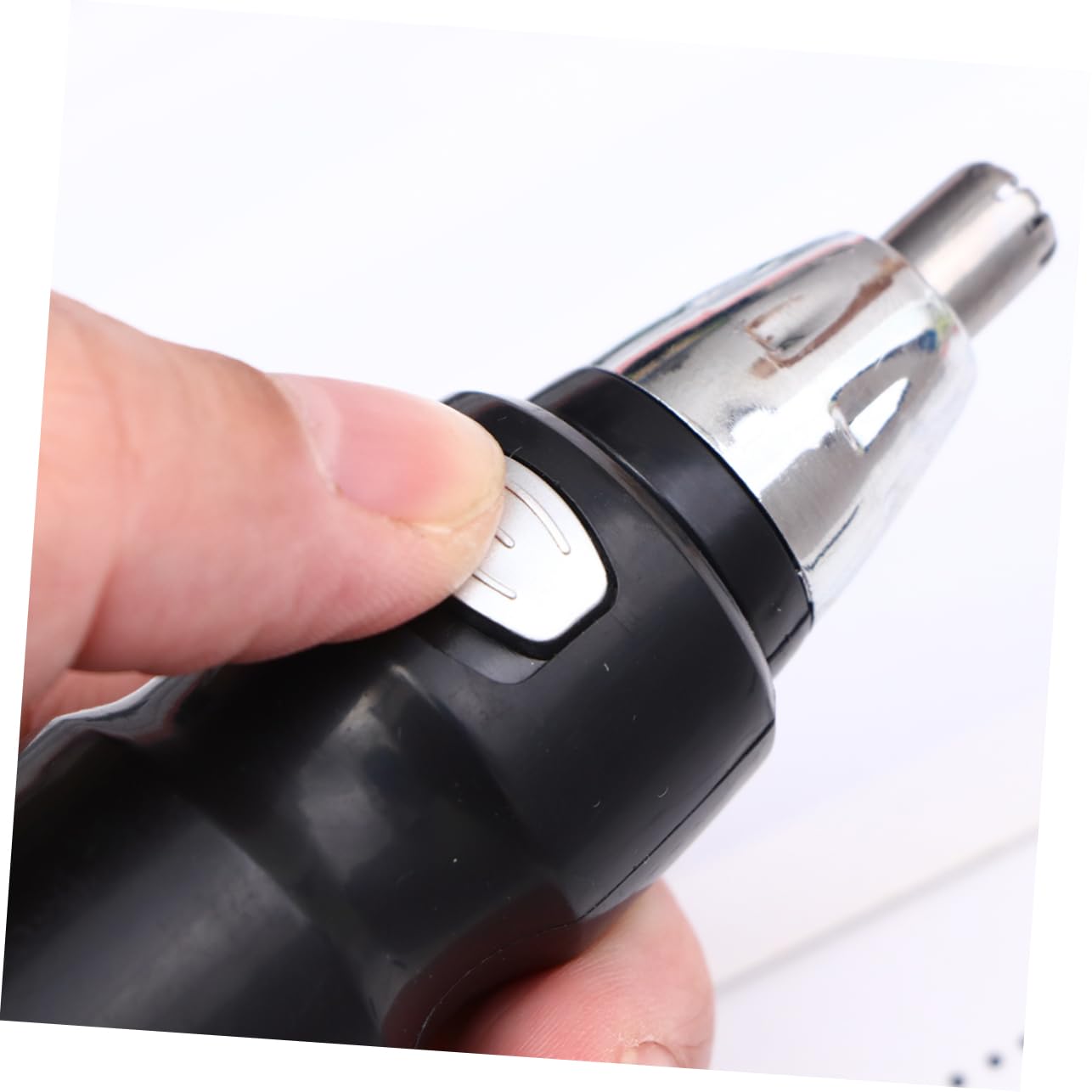 Electric Nose & Ear Hair Trimmer for Men - Hemoton Rechargeable Facial Grooming Kit with Ear Wax Cleaner, Black | Perfect for Travel, Home Use & Personal Grooming