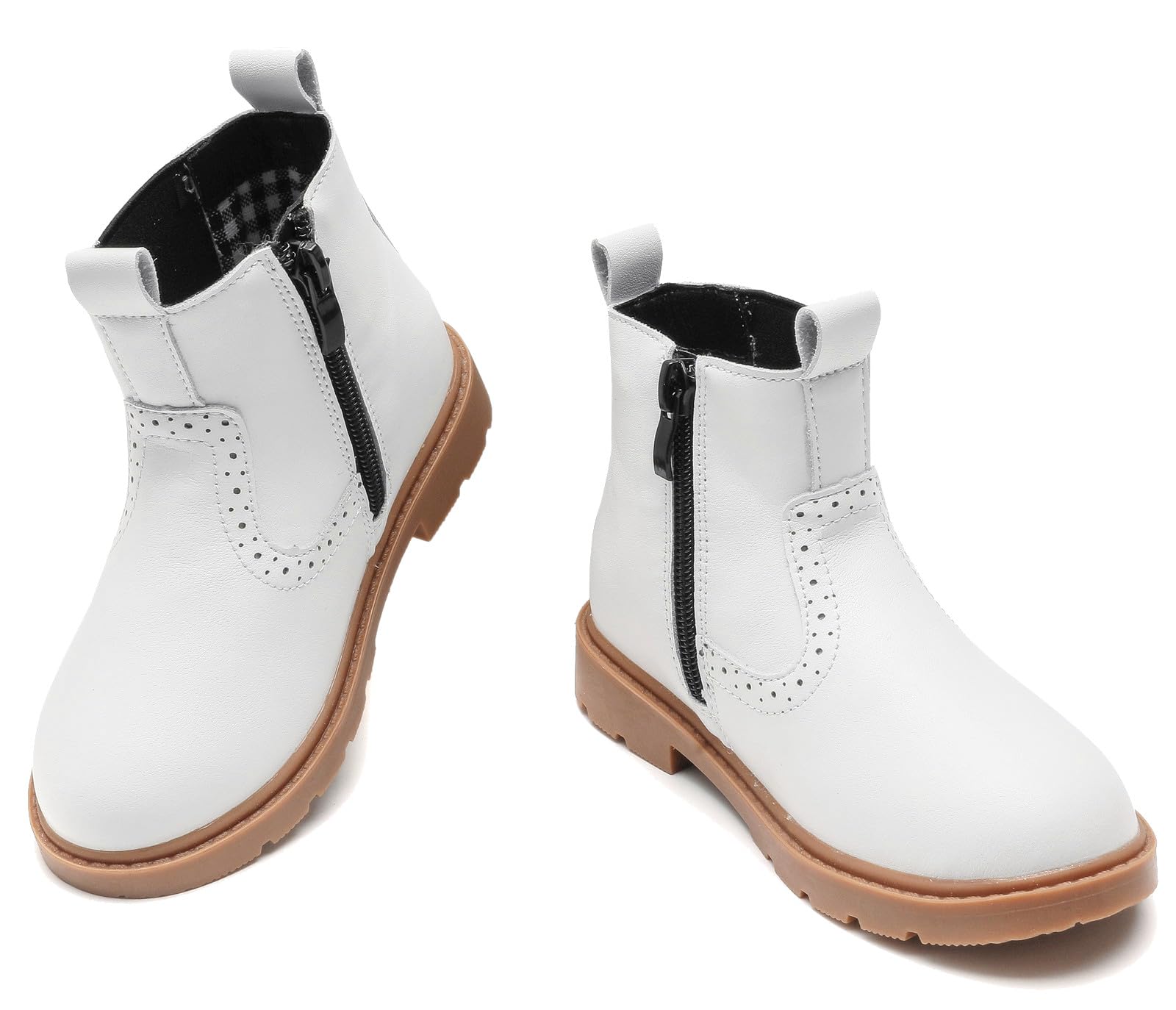Waterproof Chelsea Ankle Boots for Boys & Girls - Side Zipper Comfort Design (Toddler/Little Kid/Big Kid) - Perfect for Outdoor Play, Rainy Days & School Activities