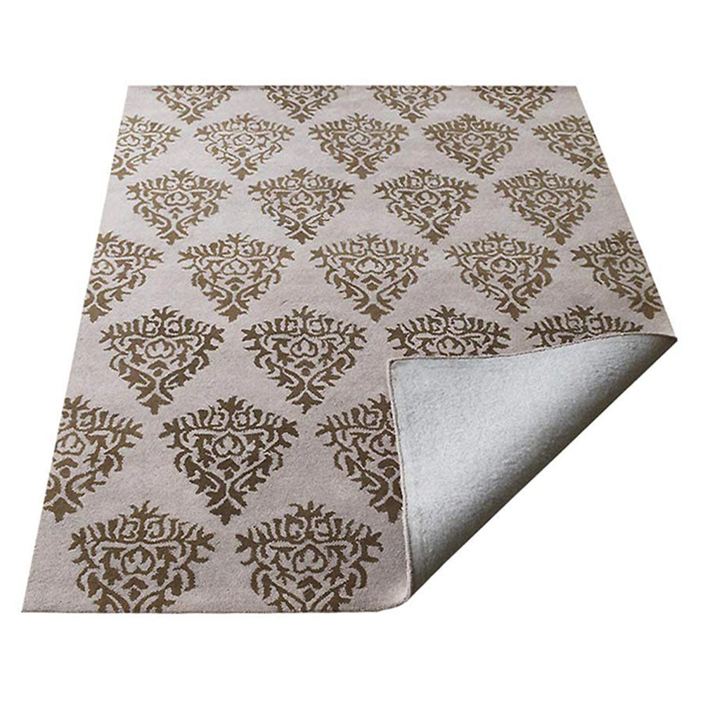 Luxury Hand Tufted Wool Area Rug - Soft & Durable Living Room Carpet for Home Decor - Perfect for Bedroom, Office & High Traffic Areas