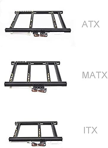 ATX PC Computer Case - Open Air Frame Overclocking Motherboard Test Bench with Aluminum Base | Lightweight & Easy Disassembly | Perfect for PC Builders, Gamers & Hardware Testing