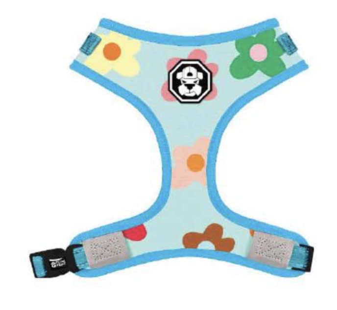 **Fresh Pawz Dog Harness - Safe & Comfortable Easy Walk Harness for Large Dogs - Adjustable Puppy Harness with Lead - Stylish LE Fleur Design for Outdoor Walks & Training**
